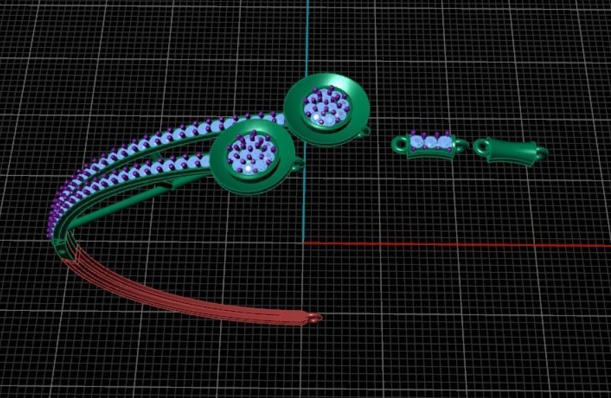 Light Weight Bracelet 3D print model_2