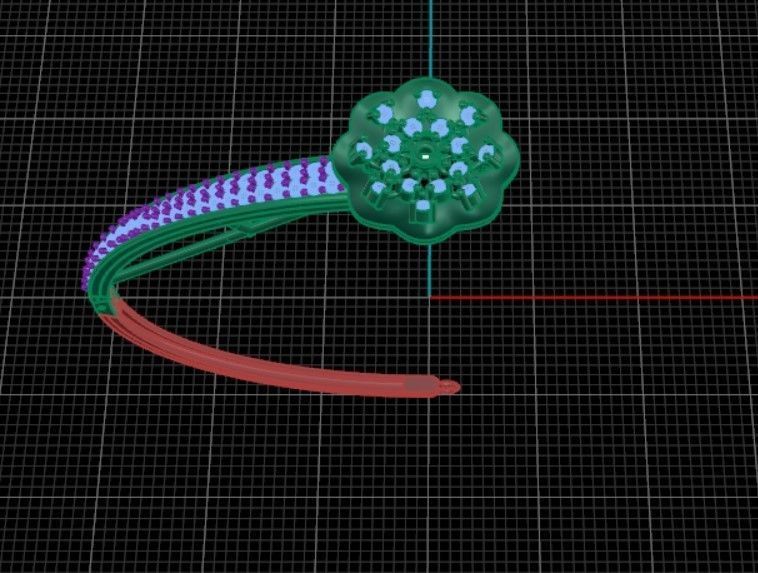 Light Weight Bracelet 3D print model_2