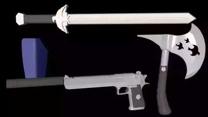 DC MCFARLANE BLOODSPORT ACCESSORIES