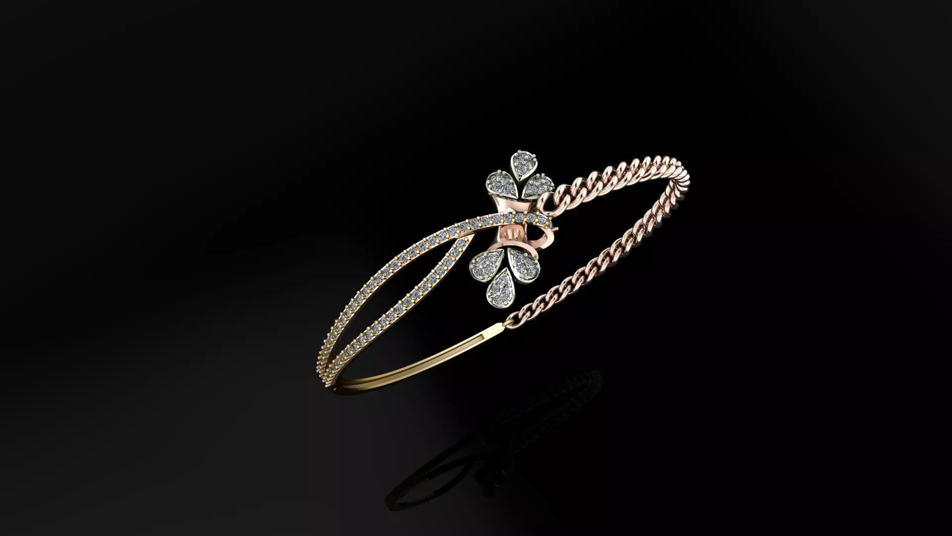 Light Weight Bracelet 3D print model_0