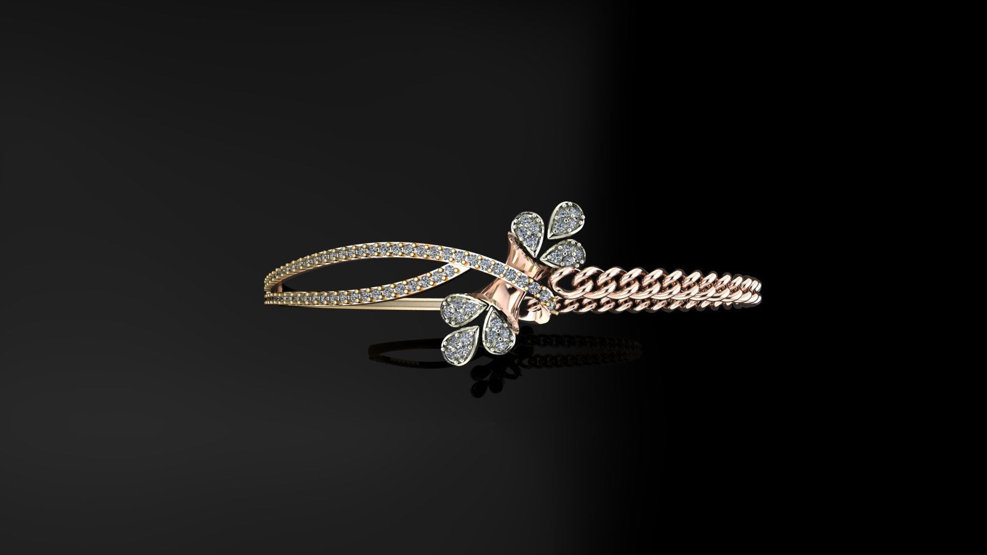 Light Weight Bracelet 3D print model_1