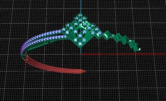 Light Weight Bracelet 3D print model_2