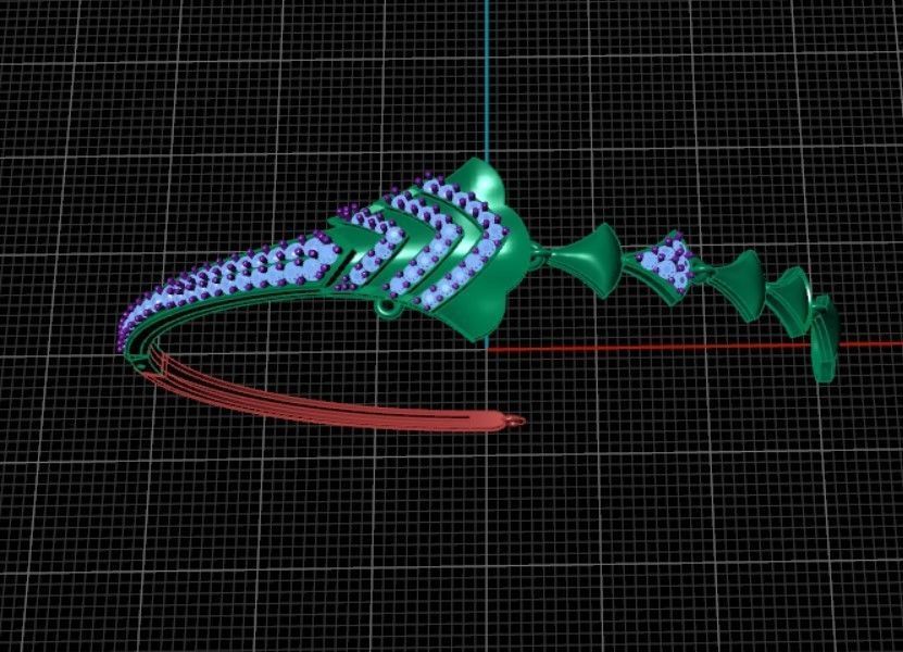 Light Weight Bracelet 3D print model_3