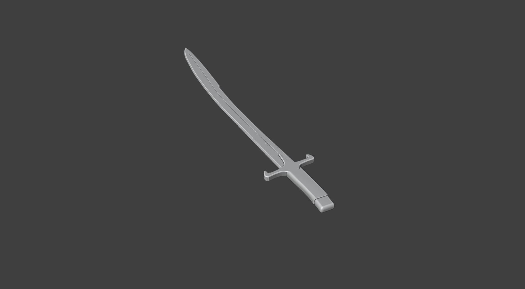 Medieval Weapons 3D model_9