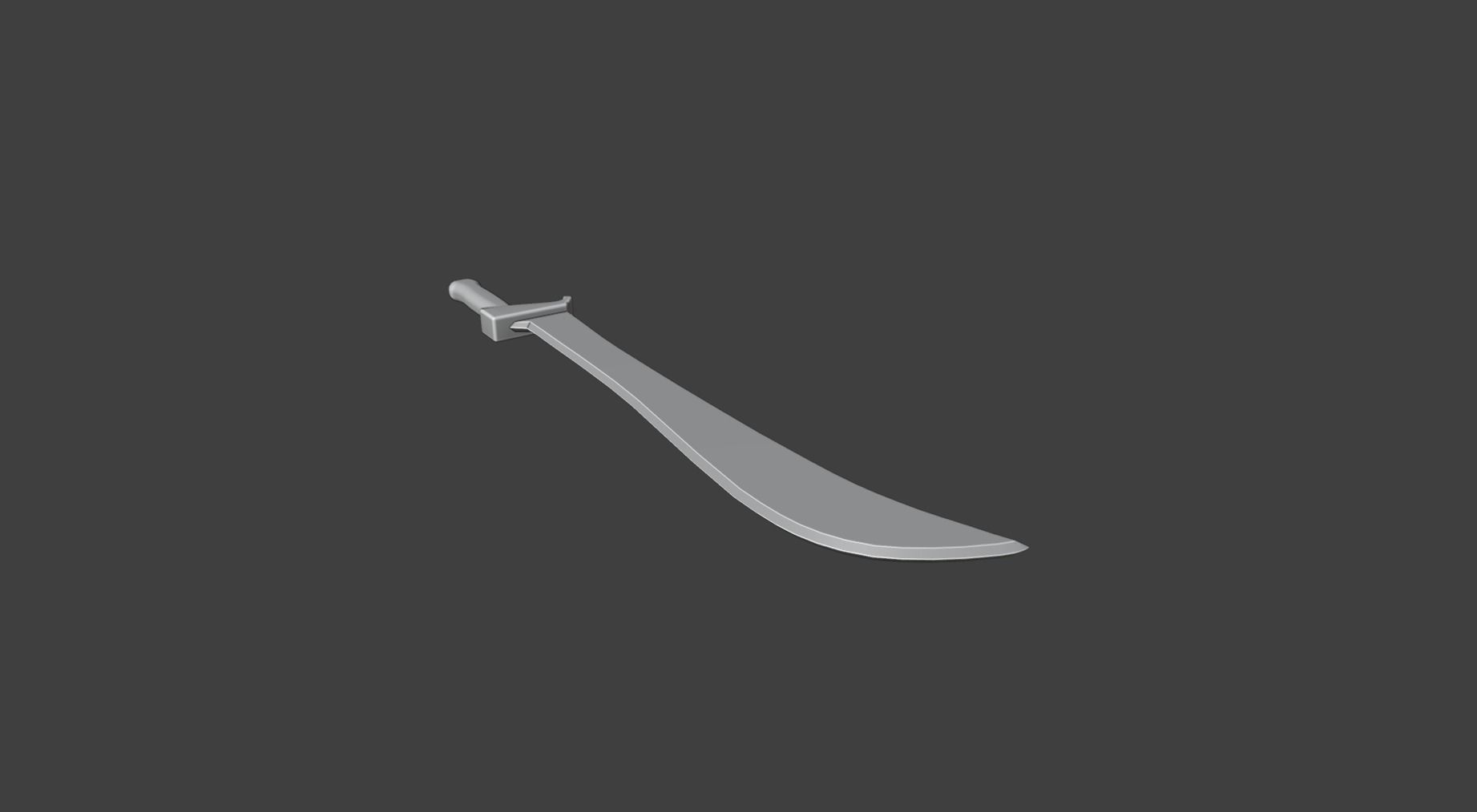 Medieval Weapons 3D model_6