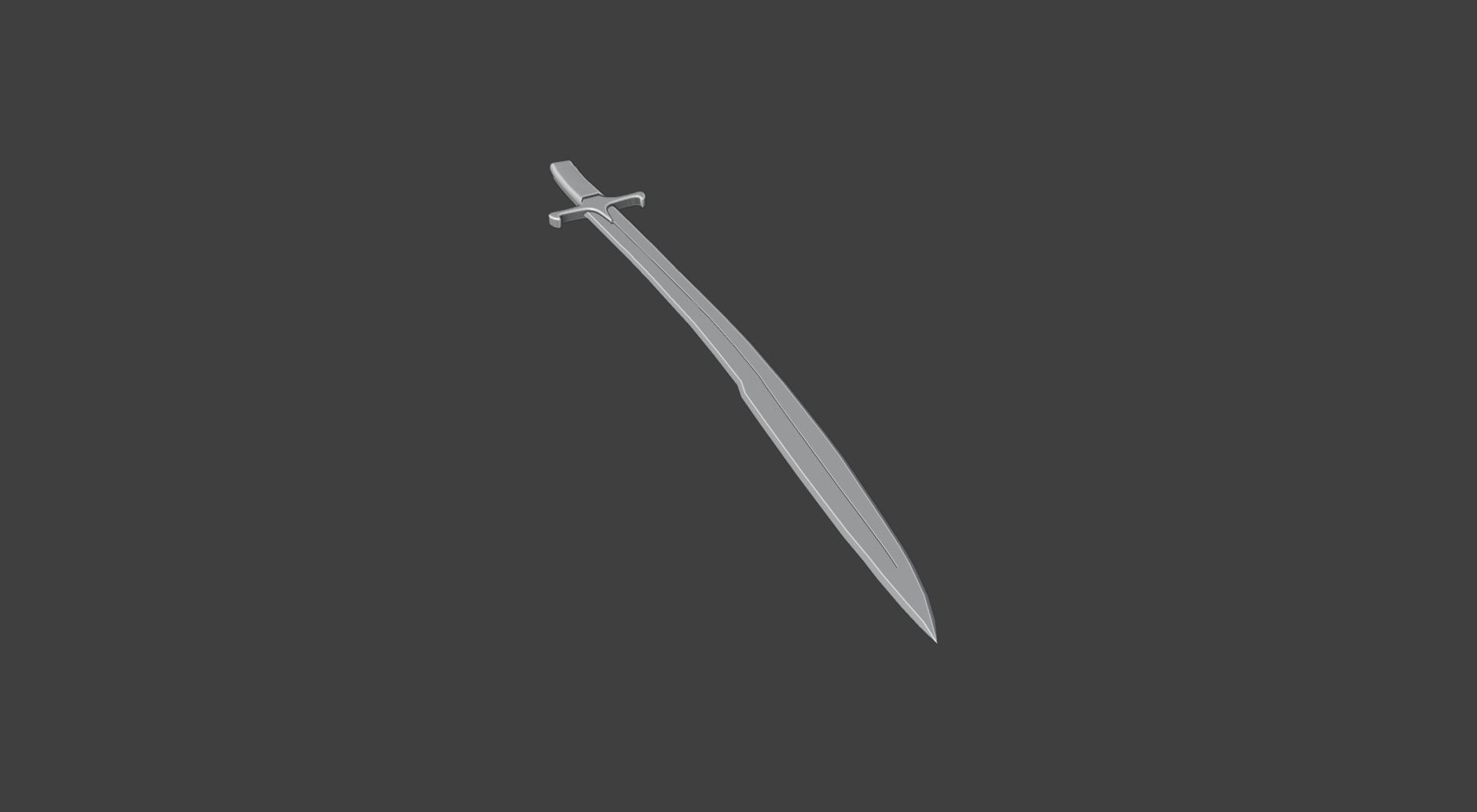 Medieval Weapons 3D model_10