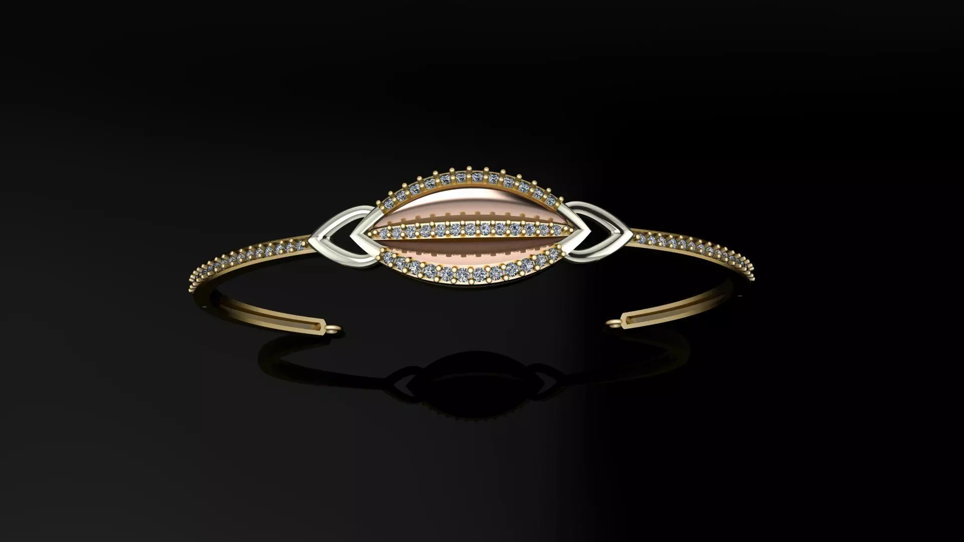 Light Weight Bracelet 3D print model_0