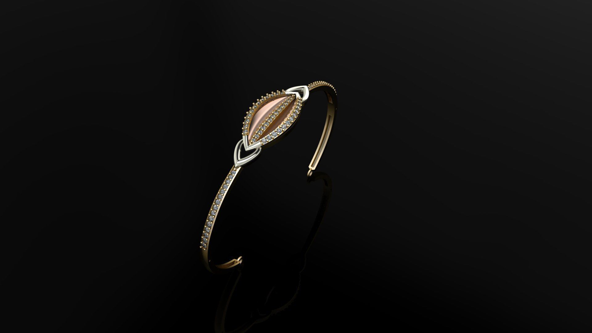 Light Weight Bracelet 3D print model_1