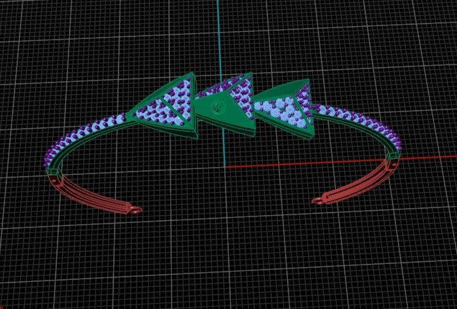 Light Weight Bracelet 3D print model_2