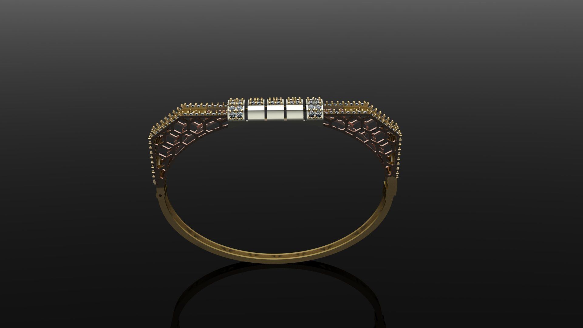 Light Weight Bracelet 3D print model_1