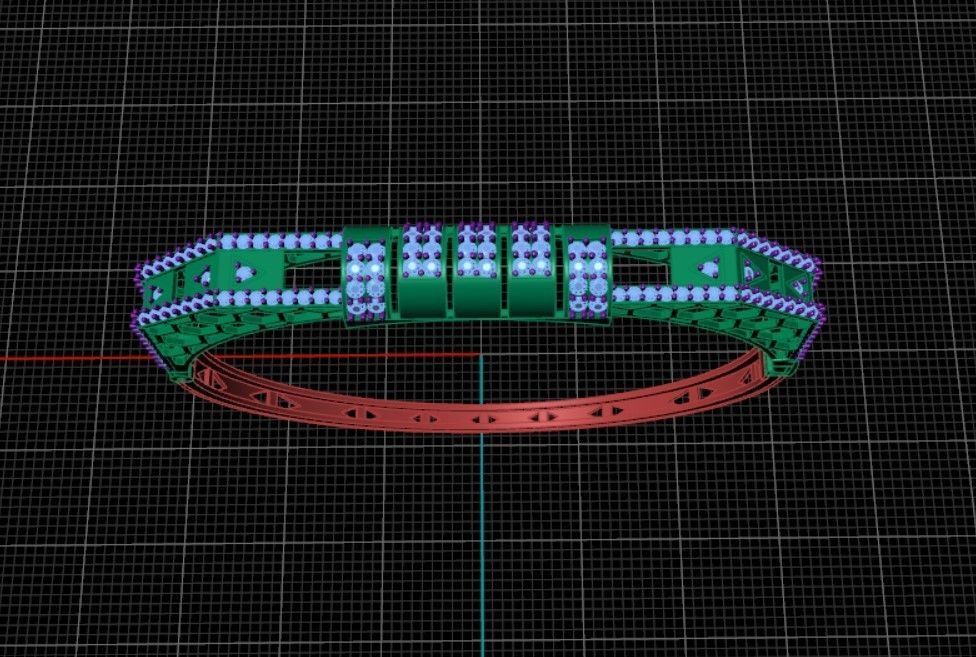 Light Weight Bracelet 3D print model_2