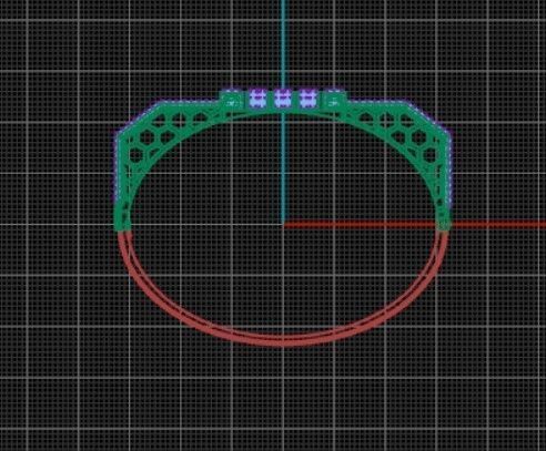 Light Weight Bracelet 3D print model_3