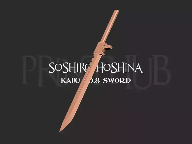 Kaiju No 8 Sword - Soshiro Hoshina Cosplay Weapon 3D print model