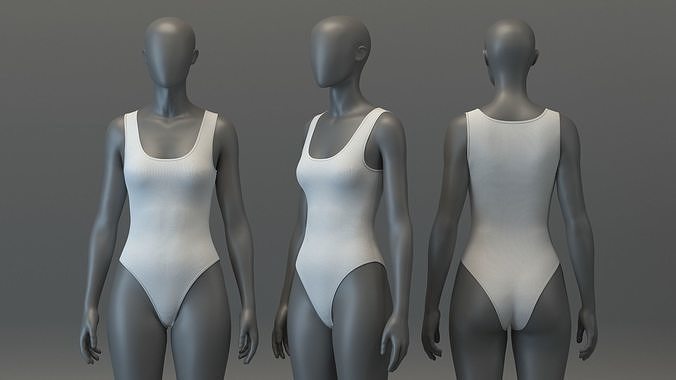  Basic Swimwear 3D model