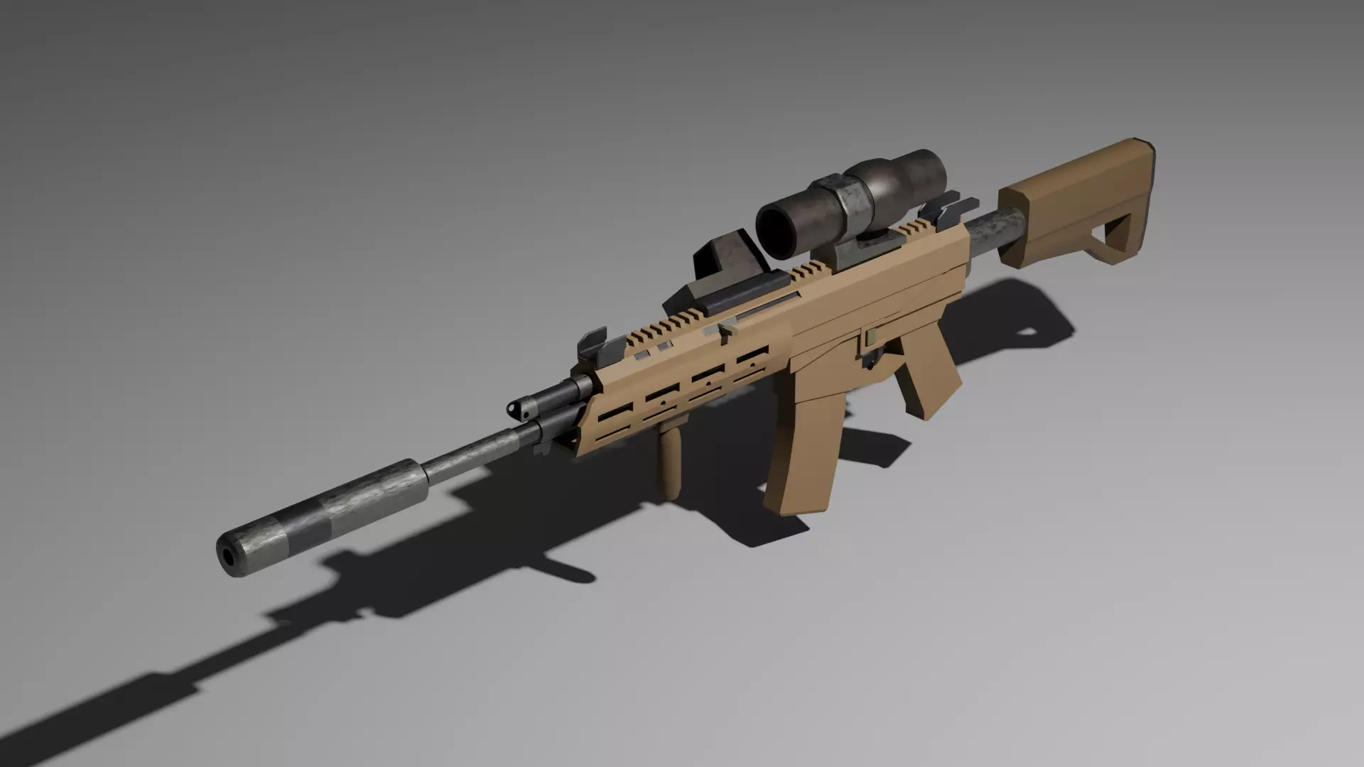 ACR Bushmaster custom 3D model_0