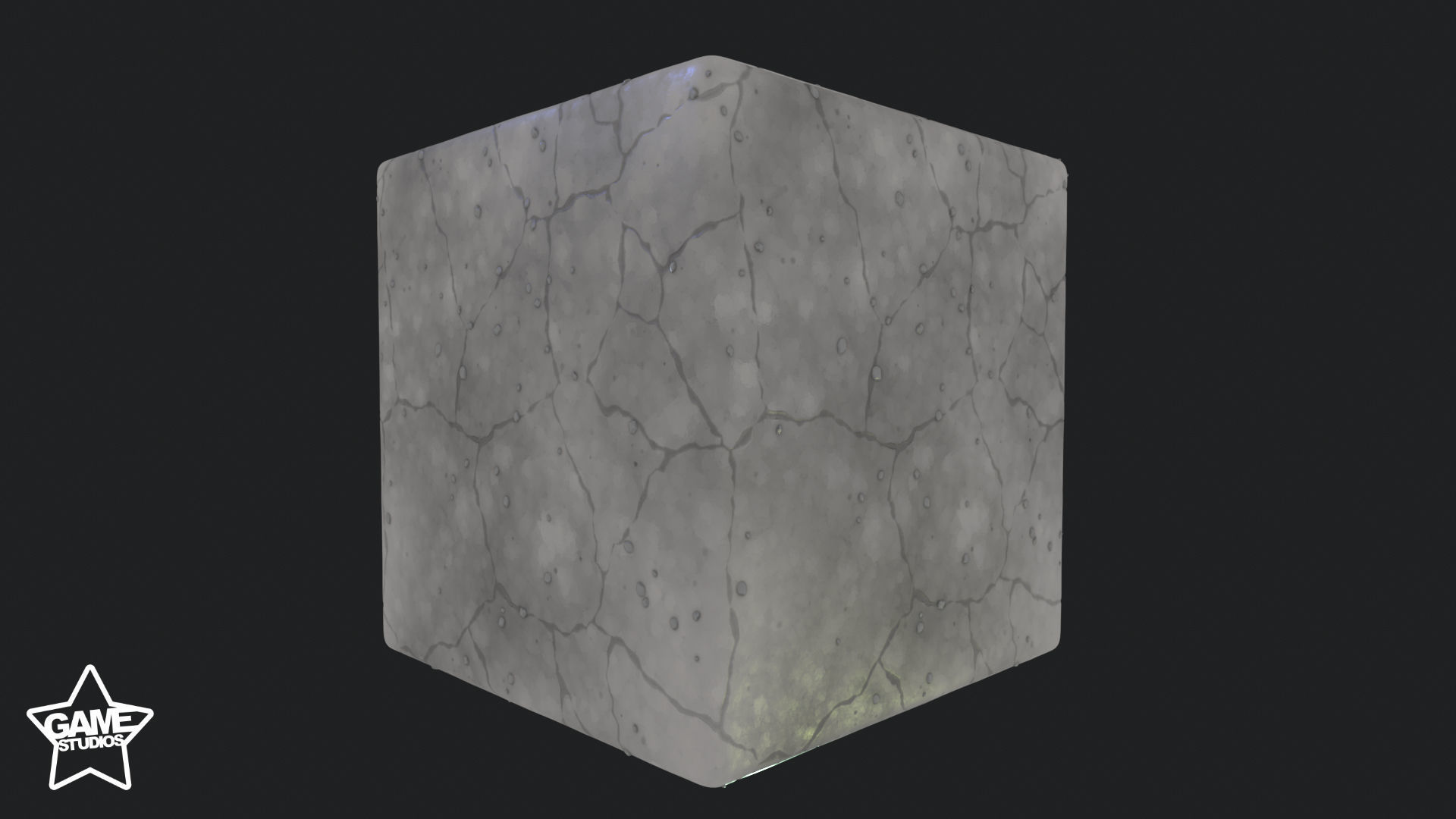 Stylized Cracked Concrete Material 02 - Substance 3D Designer Texture_4