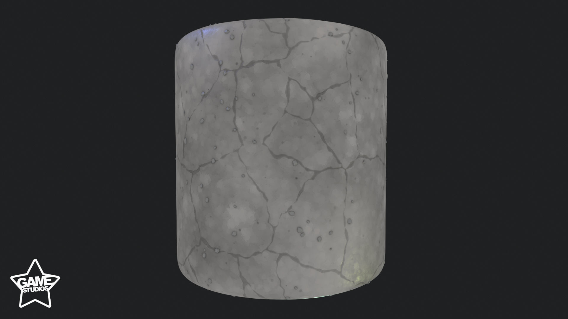 Stylized Cracked Concrete Material 02 - Substance 3D Designer Texture_5
