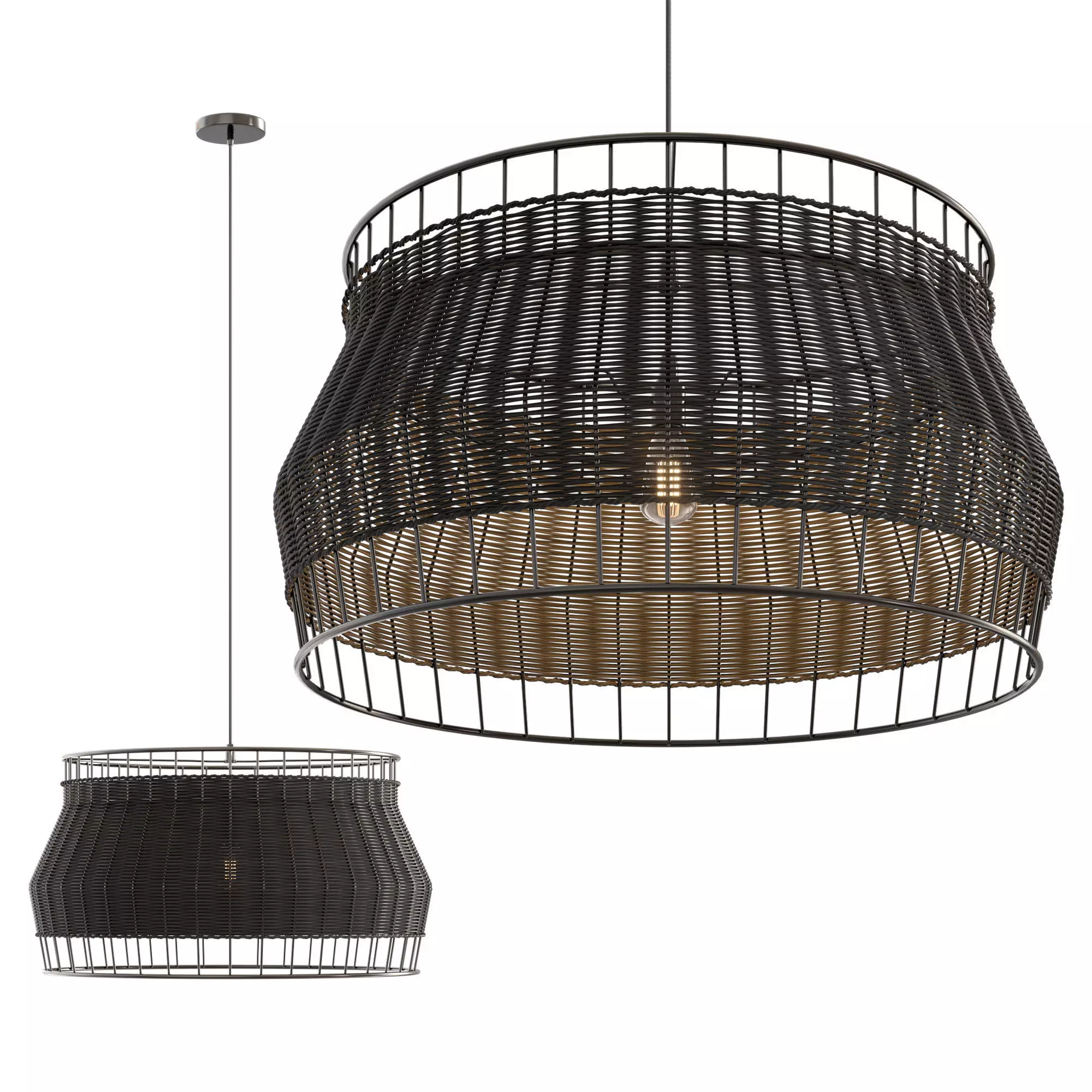 Bludot-Laika Large Pendant Light 3D model_0