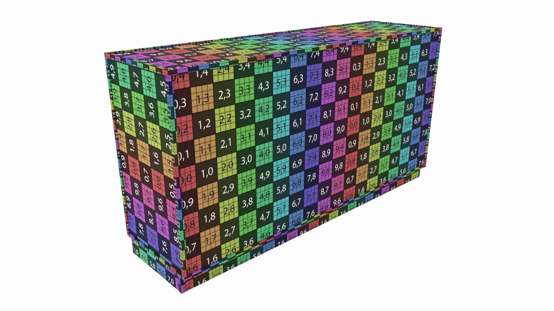 Store Glass Cabinet Showcase Large 3D model_9