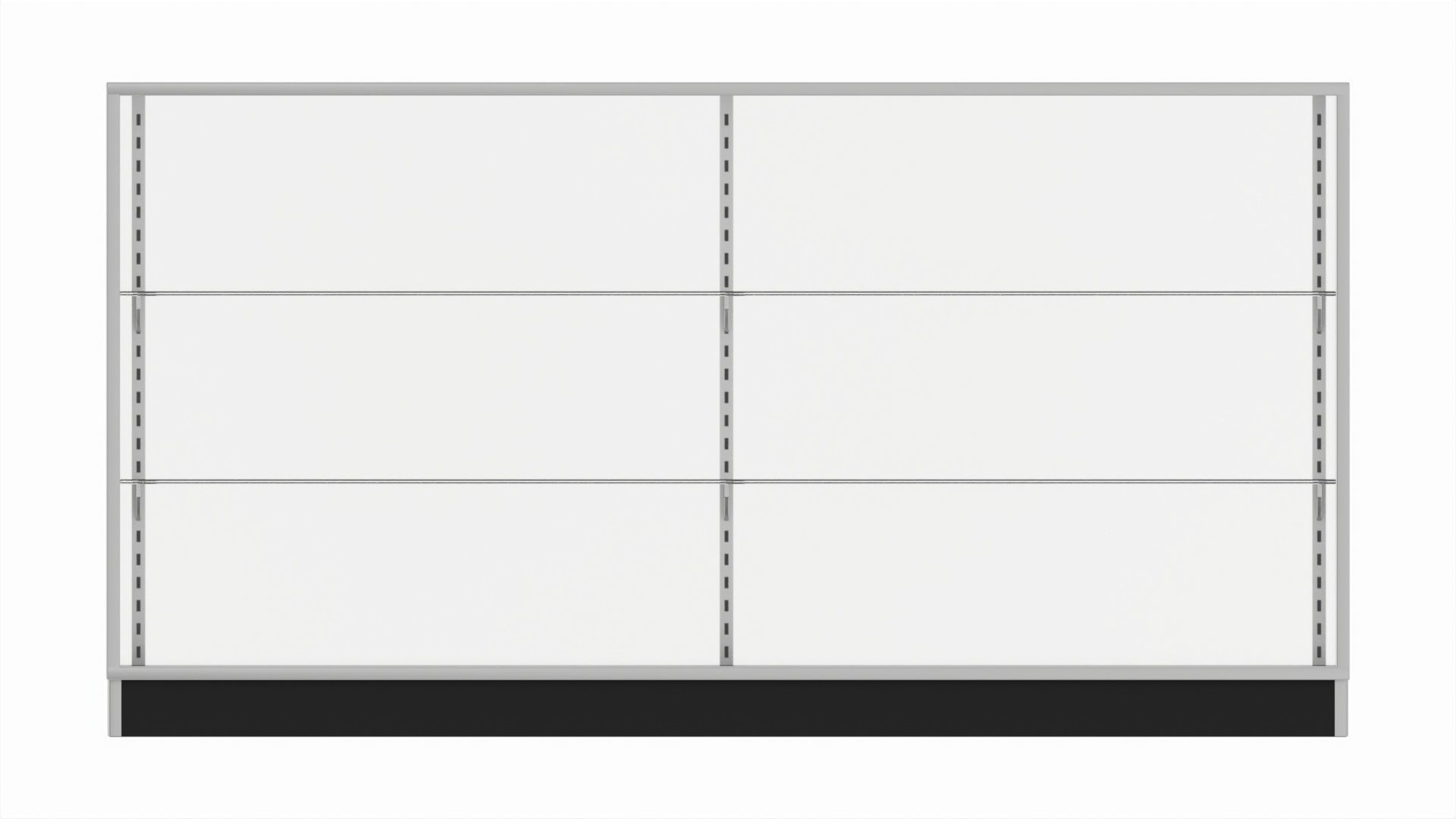 Store Glass Cabinet Showcase Large 3D model_5