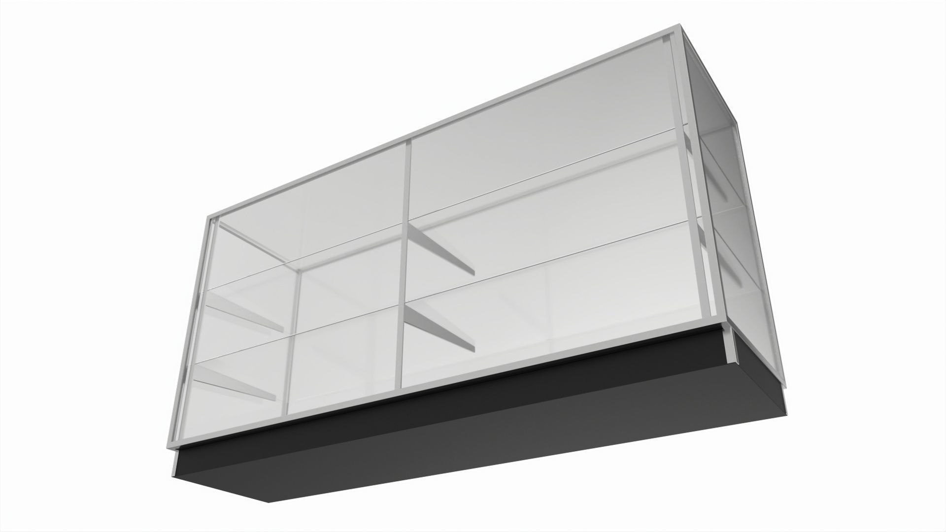 Store Glass Cabinet Showcase Large 3D model_4