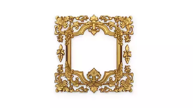 Plaster decorative frame ornament 14