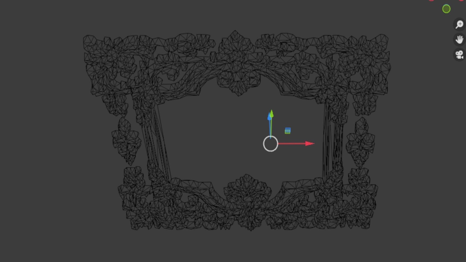 Plaster decorative frame ornament 14 3D model_5