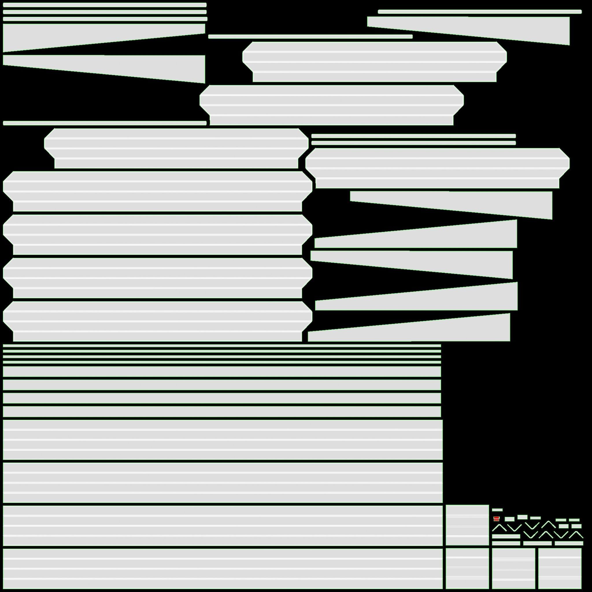 Store Glass Shelf Showcase Low 3D model_9