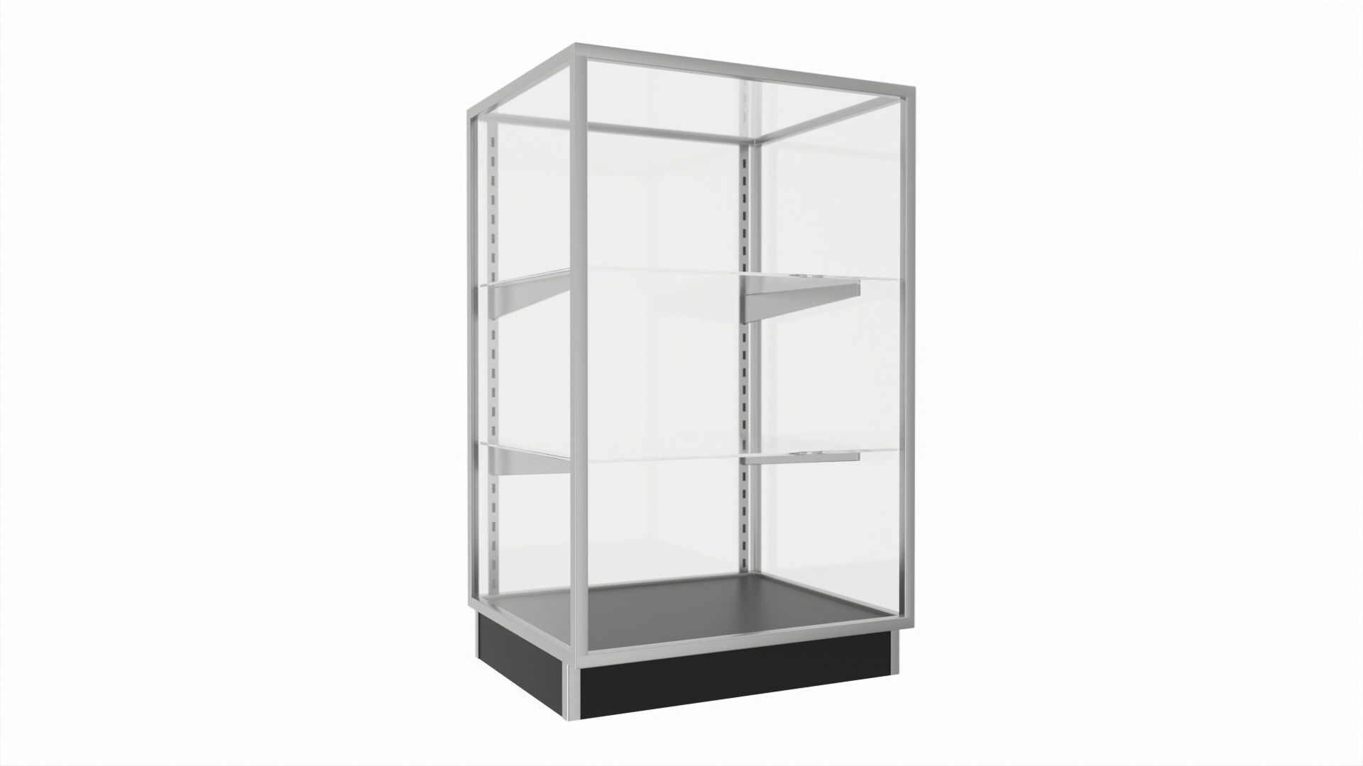 Store Glass Shelf Showcase Low 3D model_1
