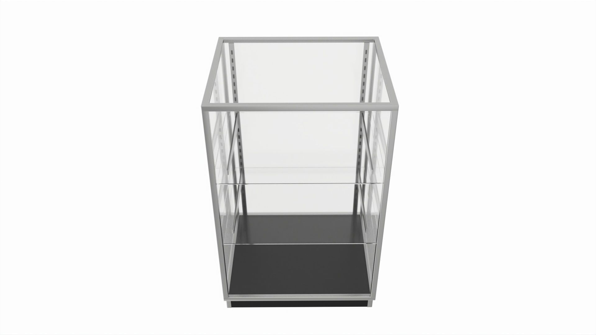 Store Glass Shelf Showcase Low 3D model_3