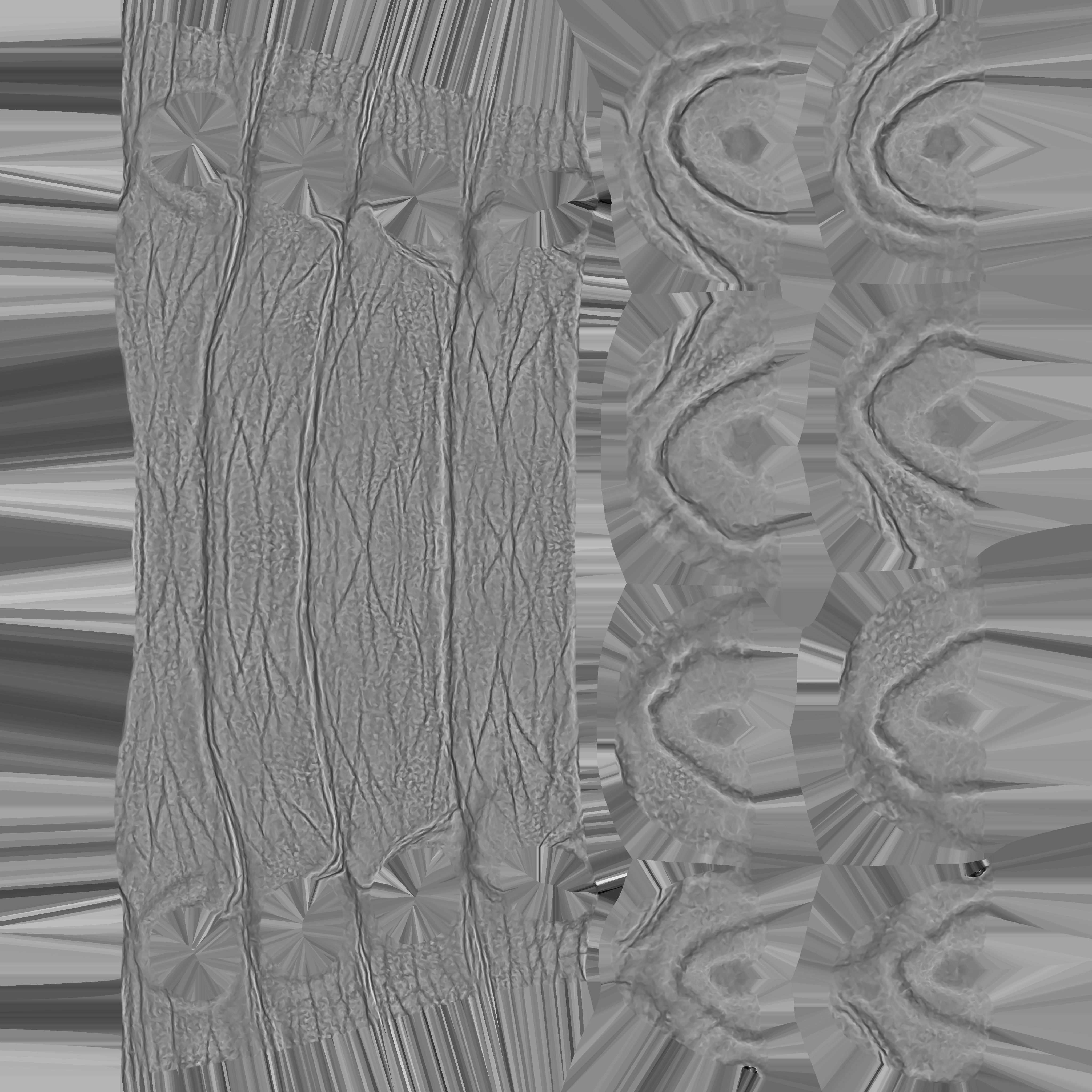 Caterpillar Low-poly 3D model_12