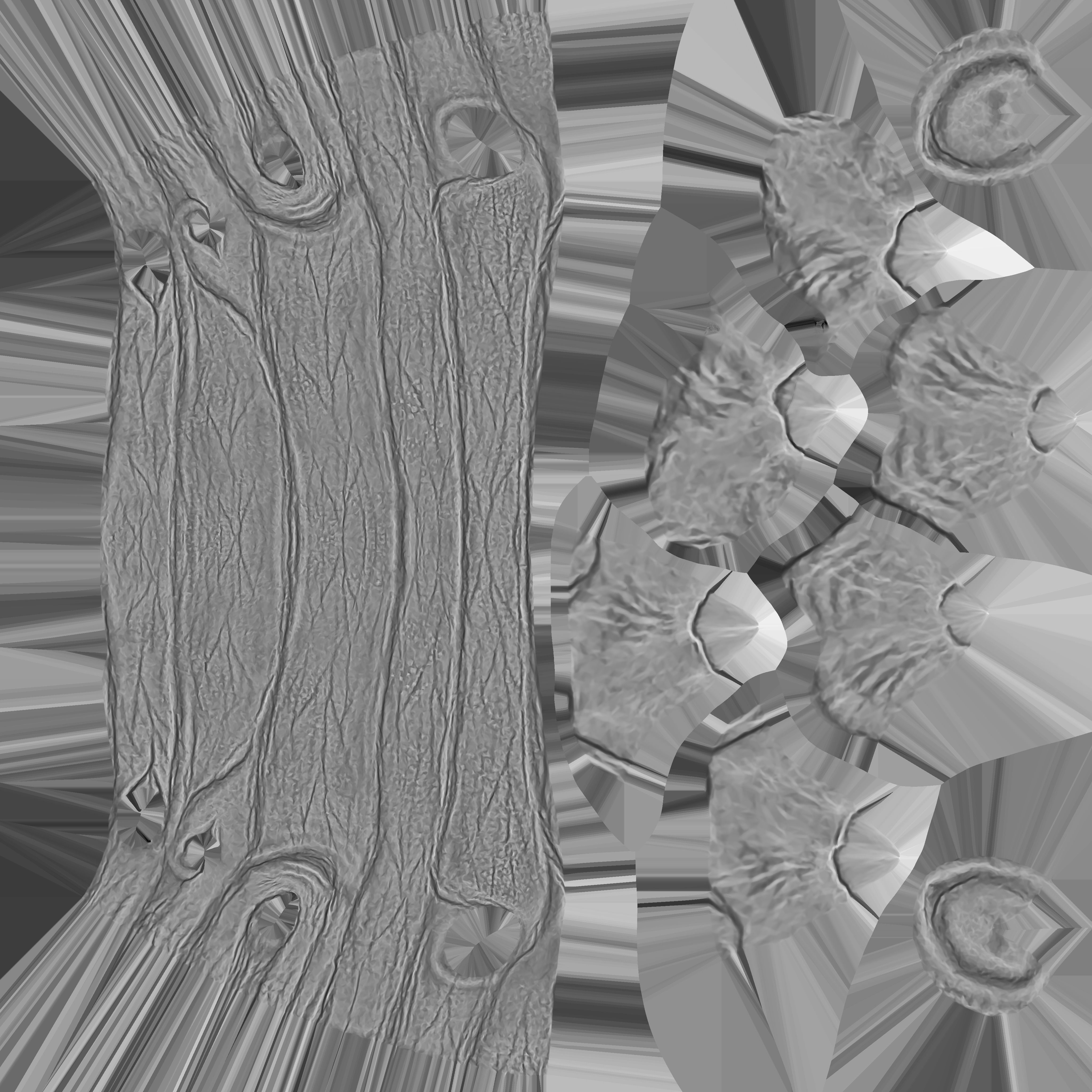 Caterpillar Low-poly 3D model_13