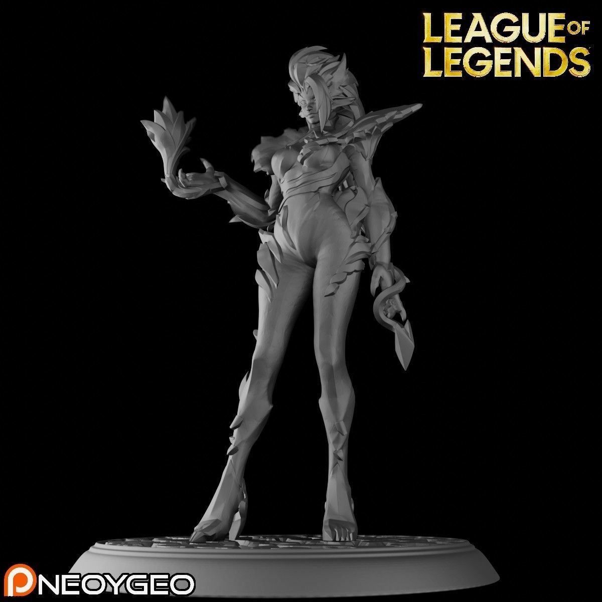 ZYRA - LEAGUE OF LEGENDS 3D print model_1