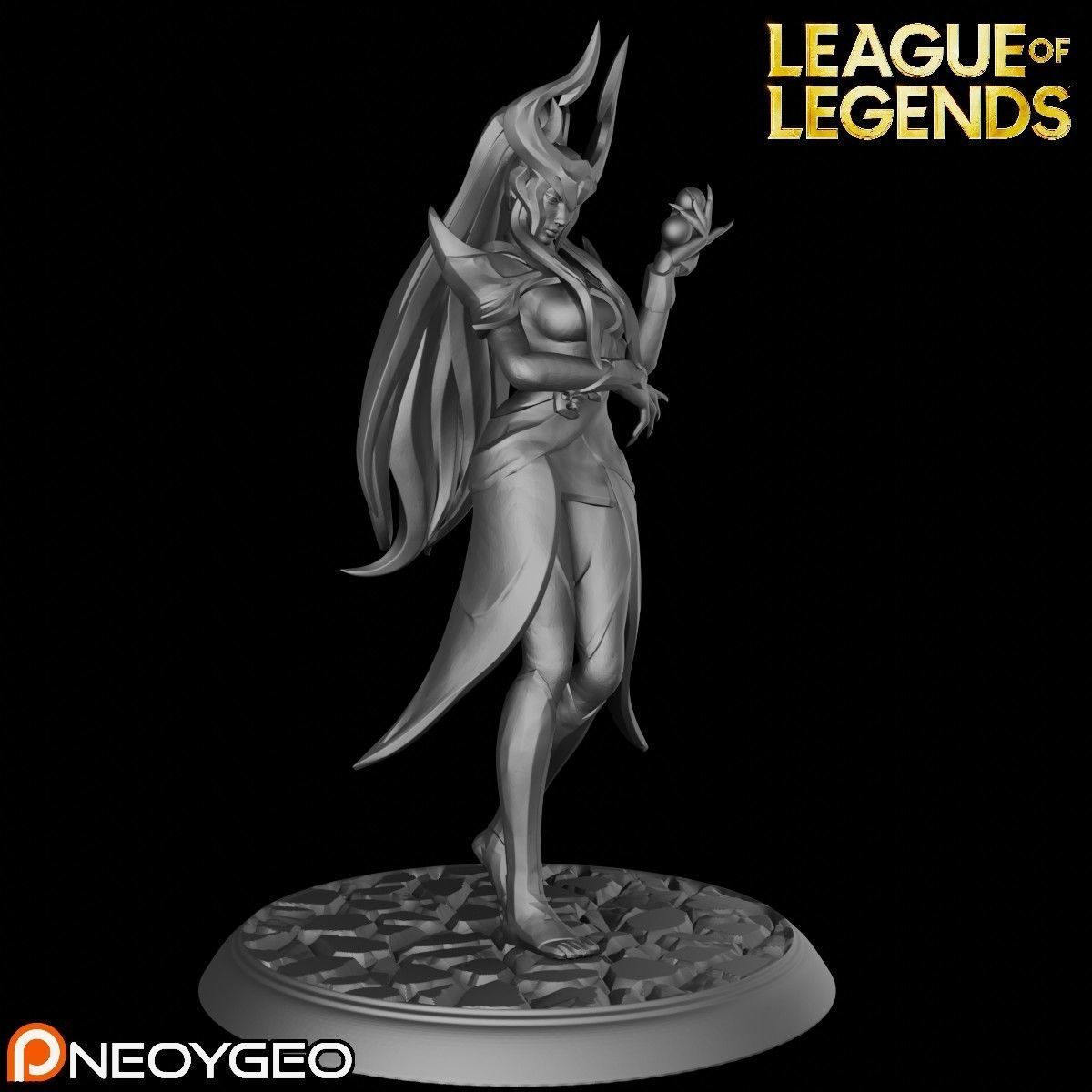 SYNDRA - LEAGUE OF LEGENDS 3D print model_2