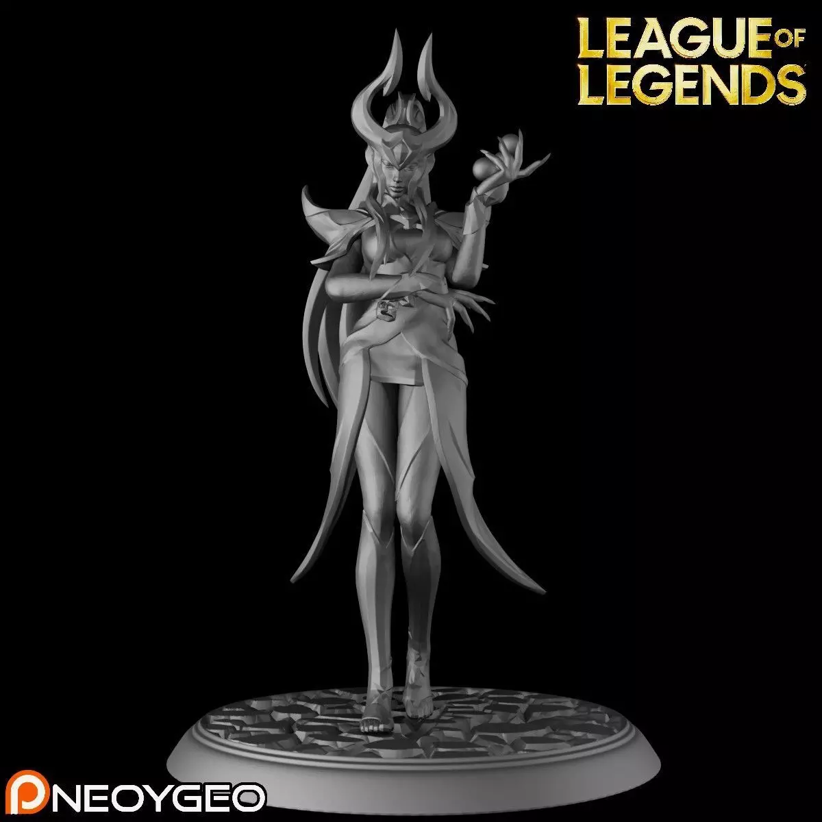 SYNDRA - LEAGUE OF LEGENDS 3D print model_0