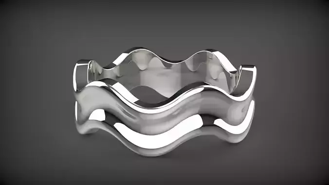 Wave rings collection