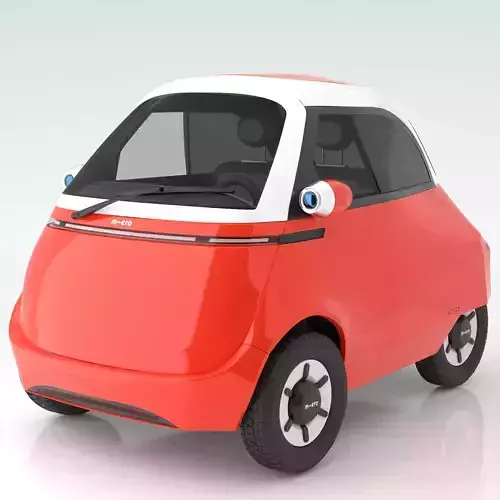 Microlino electric scooter car Red