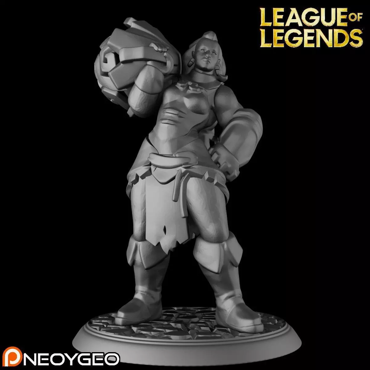 ILLAOI - LEAGUE OF LEGENDS 3D print model_0