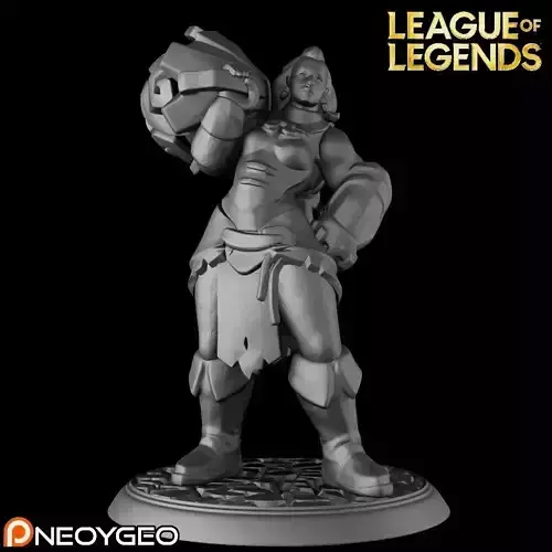 ILLAOI - LEAGUE OF LEGENDS 3D print model