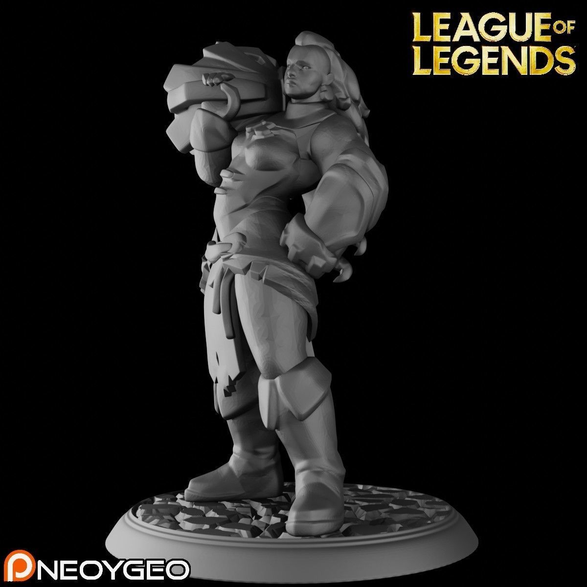 ILLAOI - LEAGUE OF LEGENDS 3D print model_2