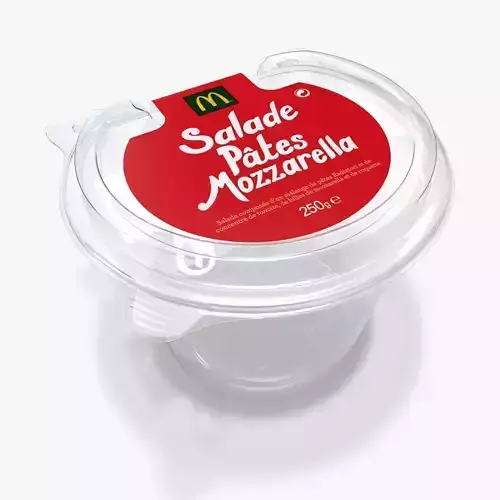 McDonalds salad container 3D model