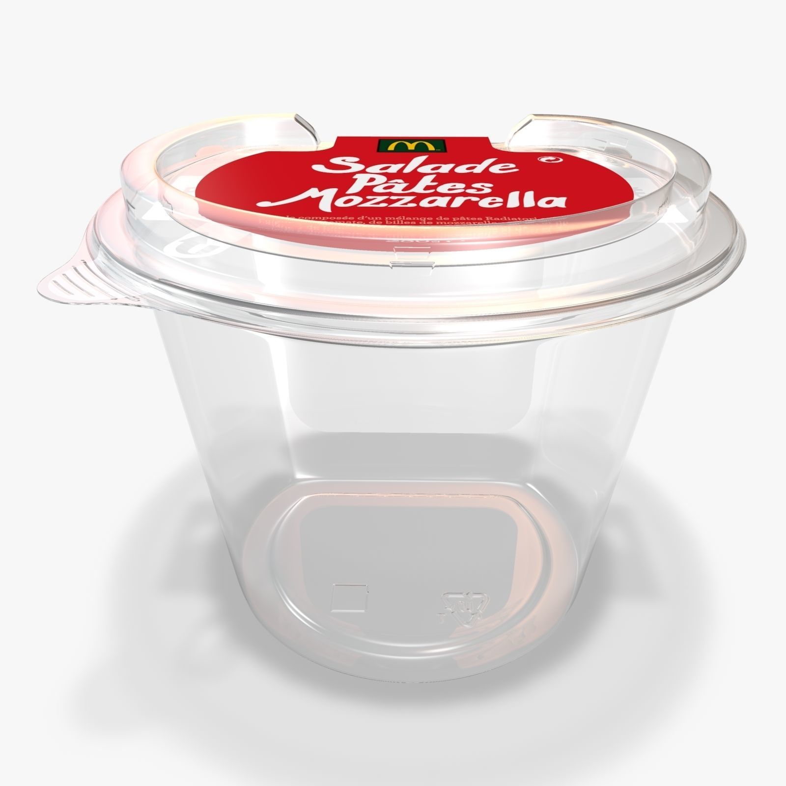 McDonalds salad container 3D model_12