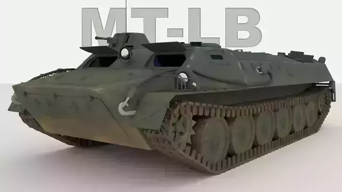 MT-LB   Soviet-Russian APC 3D model