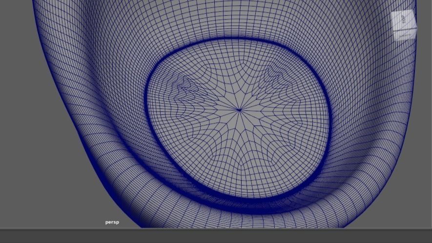 statue flower pot 3D print model_10