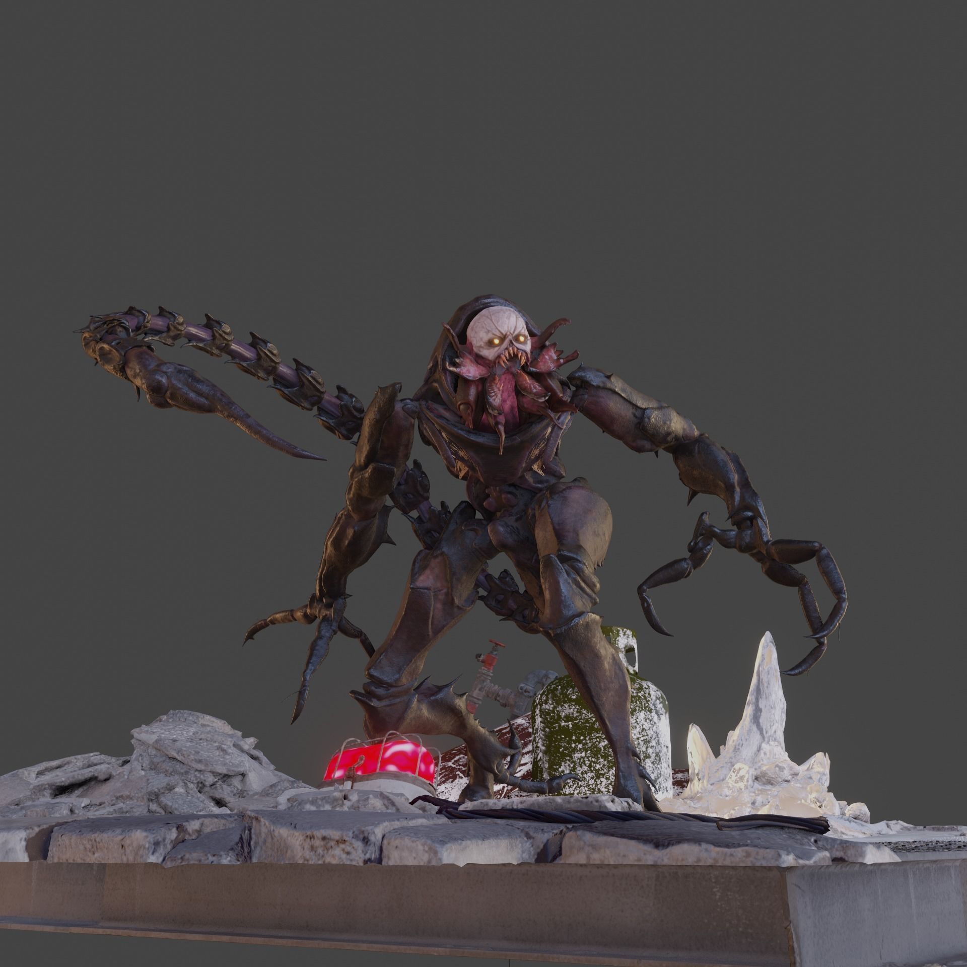 Verdugo - RE4 Remake 3D Model Low-poly 3D model_3