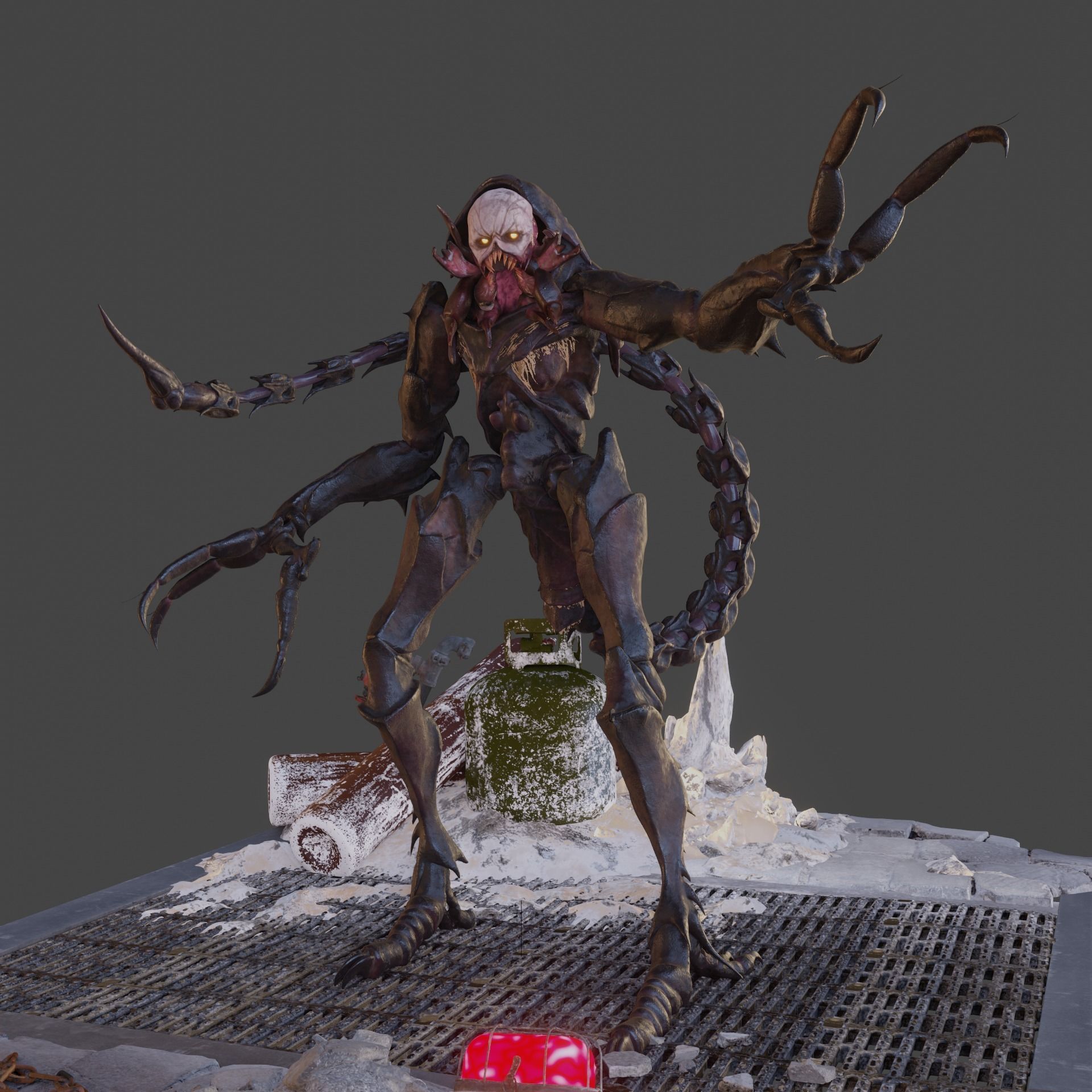 Verdugo - RE4 Remake 3D Model Low-poly 3D model_5