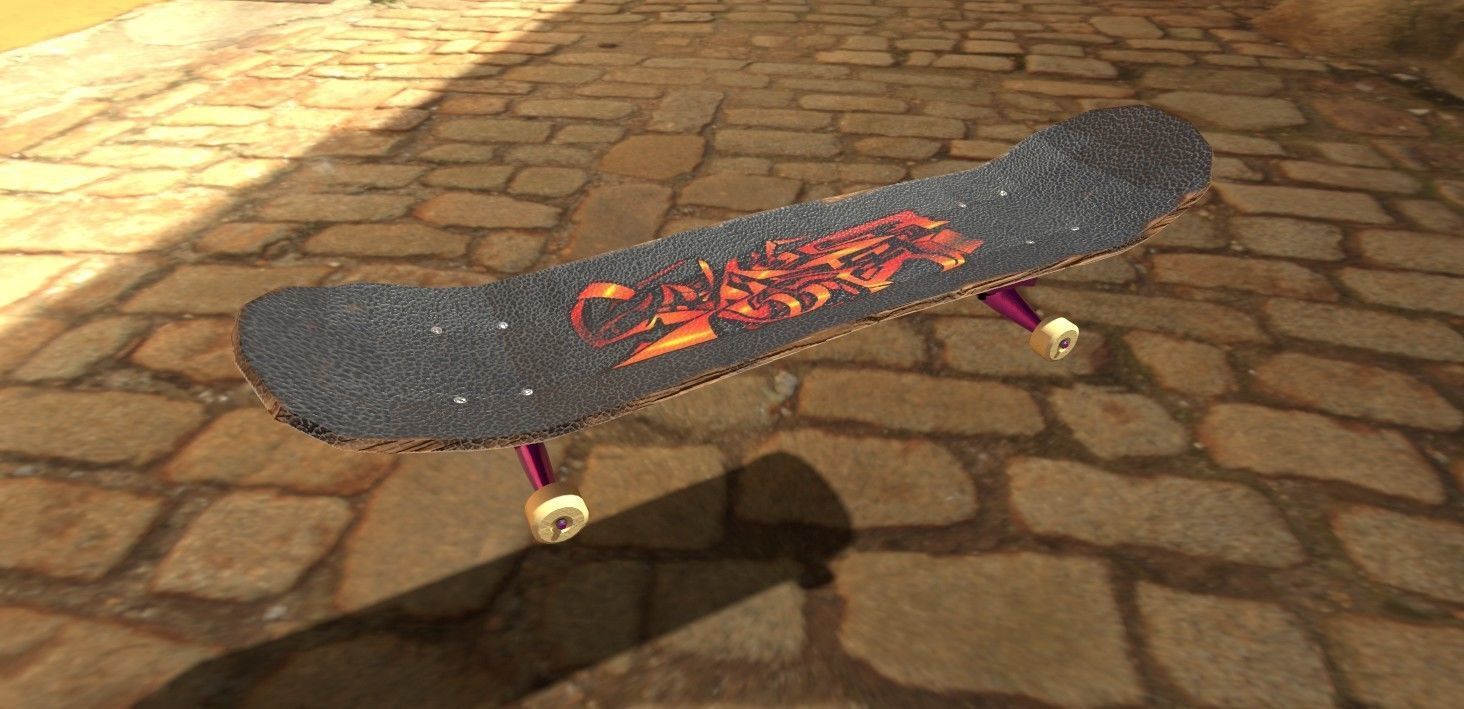 Skateboard Free 3D model_3