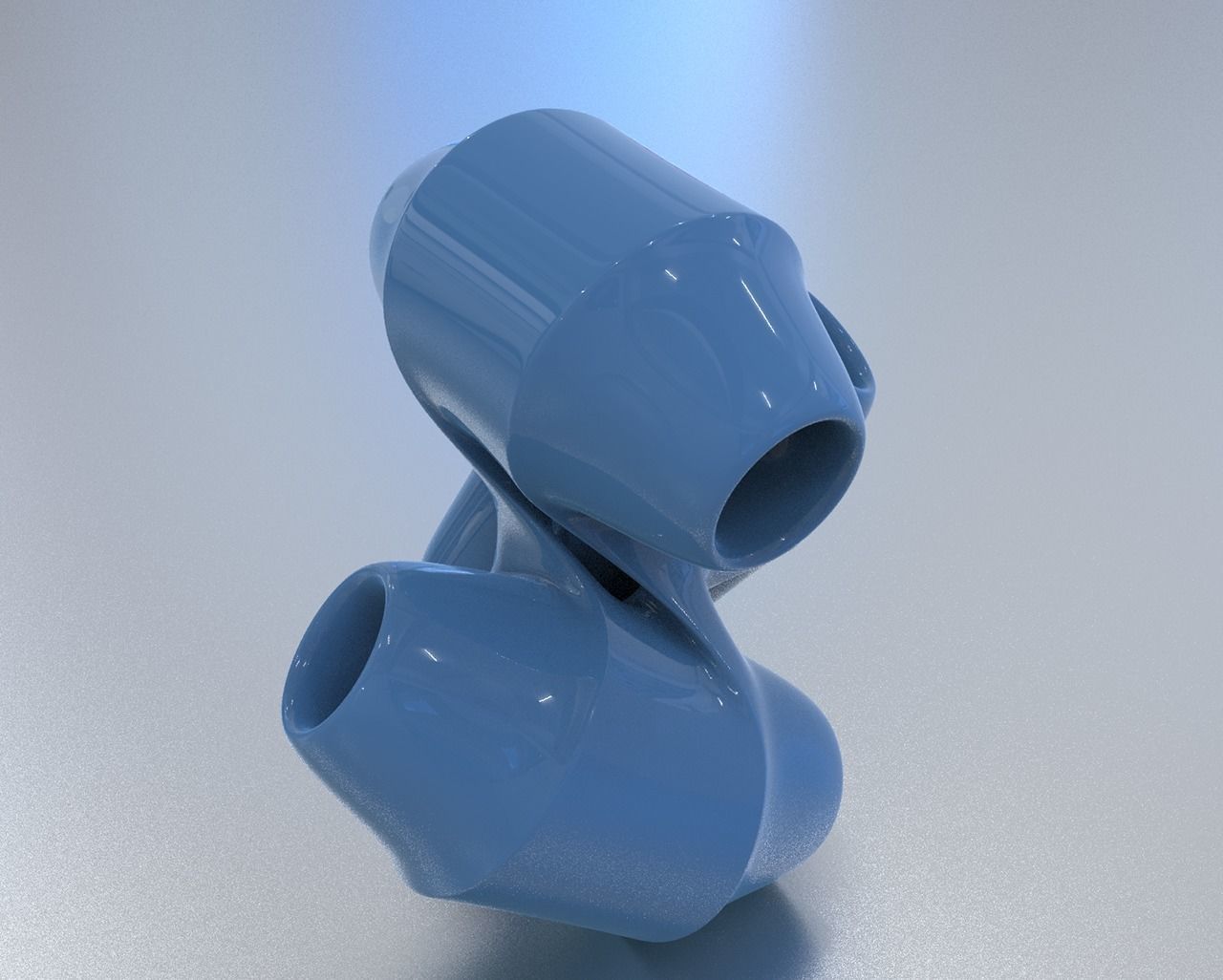 geometric modern art gm24 3D print model_5