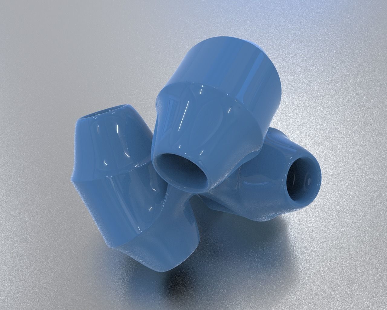 geometric modern art gm24 3D print model_3