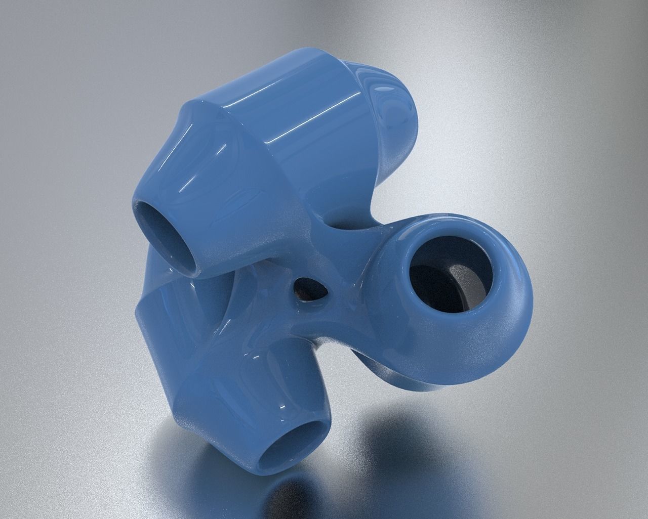 geometric modern art gm24 3D print model_1